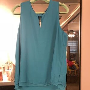 Silk like v-neck blouse
